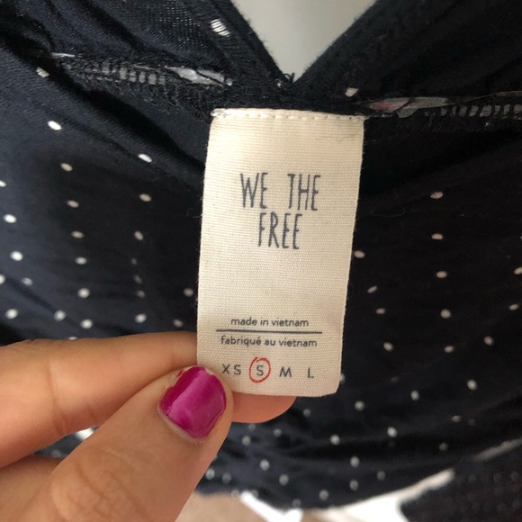 Free People Fitting Polka Dot Long Sleeve - Picture 3 of 4